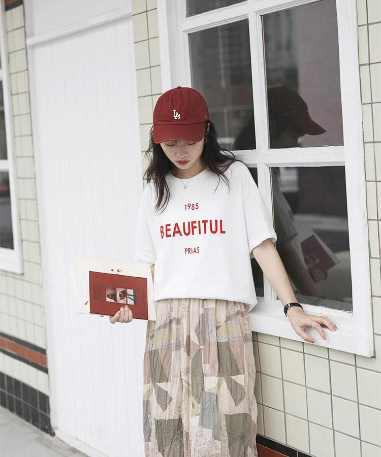 BEAUFITULプリントTシャツ N10497