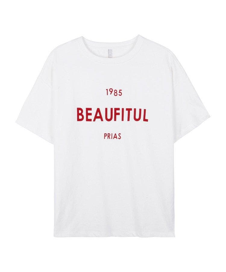 BEAUFITULプリントTシャツ N10497