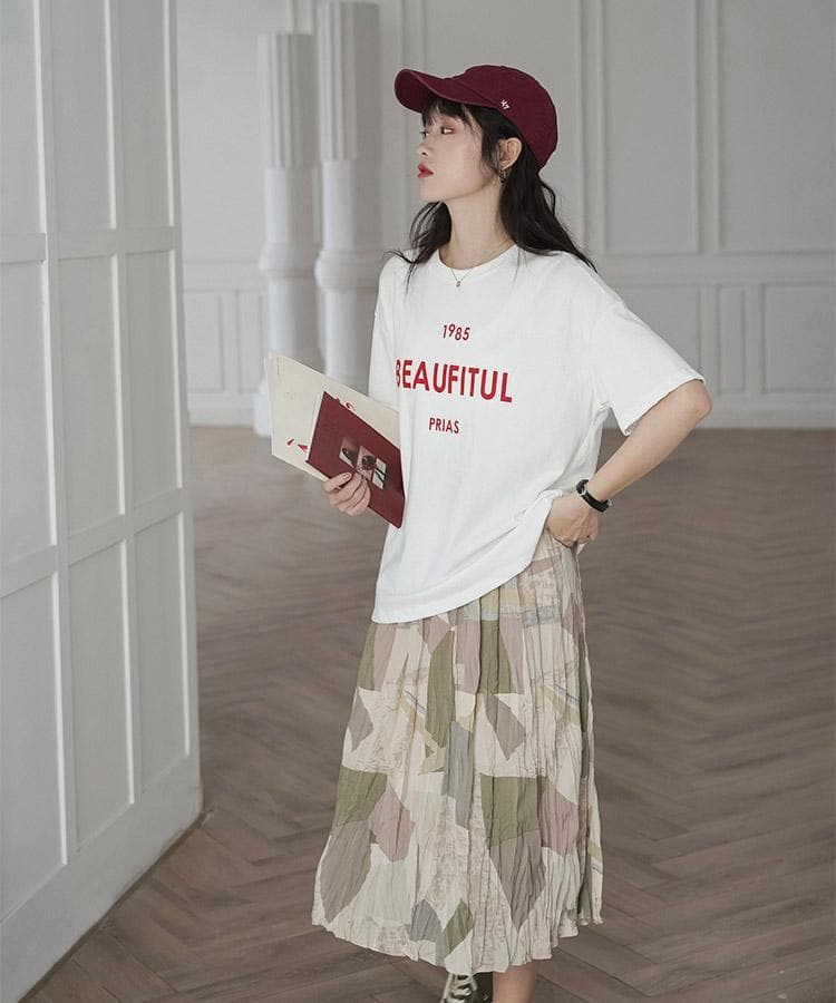 BEAUFITULプリントTシャツ N10497