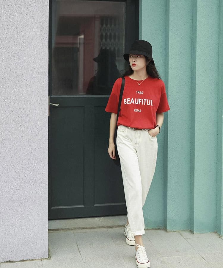 BEAUFITULプリントTシャツ N10497