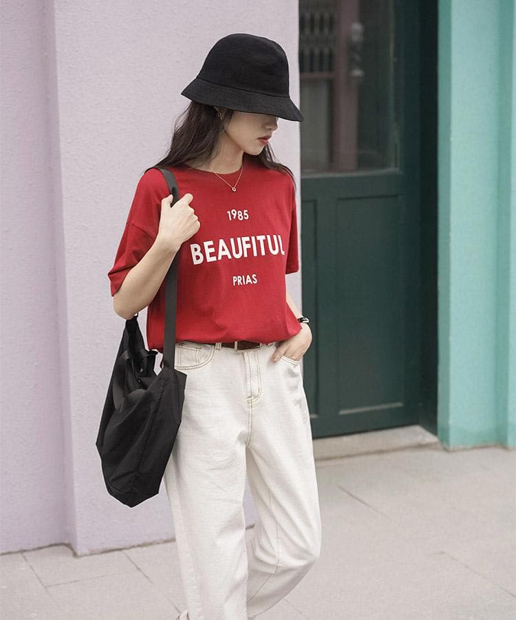 BEAUFITULプリントTシャツ N10497