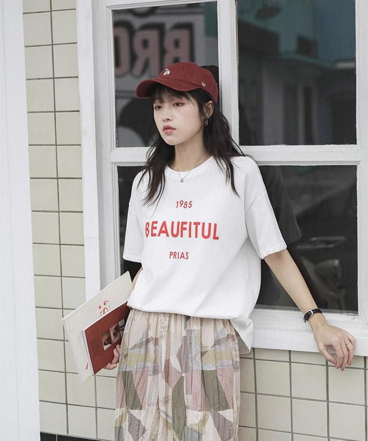 BEAUFITULプリントTシャツ N10497